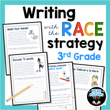 Load image into Gallery viewer, RACE Strategy Writing 3rd Grade Passages and Questions
