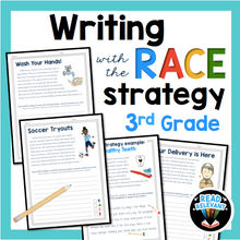 Load image into Gallery viewer, RACE Strategy Writing 3rd Grade Passages and Questions