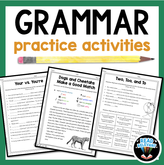 Grammar Worksheets : Practice Grammar activities worksheets