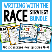 Load image into Gallery viewer, RACE Strategy Writing Prompts and Passages BUNDLE