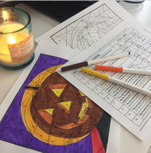 Load image into Gallery viewer, Color By Number : Figurative Language Pumpkin Activity