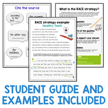 Load image into Gallery viewer, RACE Strategy 40 Prompts and Passages for All Year Grades 4-5
