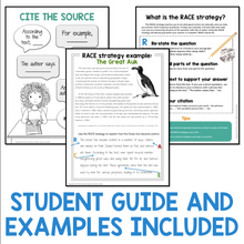 Load image into Gallery viewer, RACE Strategy Writing Prompts and Passages BUNDLE