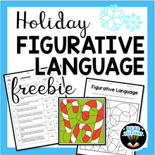 Load image into Gallery viewer, Holiday ELA Activity Figurative Language Free | Fun, No-Prep Coloring Activity
