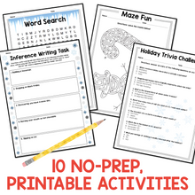 Load image into Gallery viewer, Holiday ELA Activities: 10 Fun, No-Prep Activities