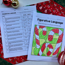 Load image into Gallery viewer, Holiday ELA Activity Figurative Language Free | Fun, No-Prep Coloring Activity
