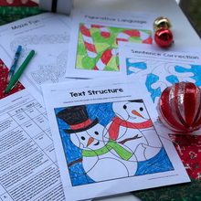 Load image into Gallery viewer, Holiday ELA Activities: 10 Fun, No-Prep Activities