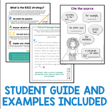 Load image into Gallery viewer, Paired Passages and Writing with the RACE Strategy Grades 6-7