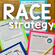 Load image into Gallery viewer, RACE Strategy Writing Prompts and Passages BUNDLE
