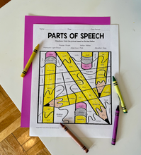 Load image into Gallery viewer, ELA Color by Number Activities Bundle | Figurative Language & more!