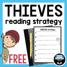 Load image into Gallery viewer, THIEVES Reading Comprehension Strategy: FREE