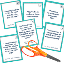 Load image into Gallery viewer, Figurative Language Sort Activity 100 Card Sorting Game Simile, Metaphor & more