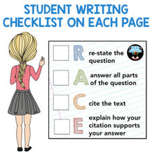Load image into Gallery viewer, RACE Strategy Writing Grades 4-6 Passages and Questions