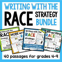 Load image into Gallery viewer, RACE Strategy Writing Prompts and Passages BUNDLE

