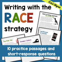 Load image into Gallery viewer, RACE Strategy Writing Grades 6-9
