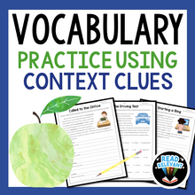 Load image into Gallery viewer, Vocabulary in Context Worksheets and Activities for grades 6-9

