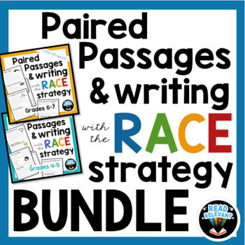 Paired Passages and Writing with the RACE Strategy Bundle Distance Learning